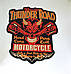 Нашивка термо наспина з вишивкою "Motorcycle" 34 см х 25 см, фото 5