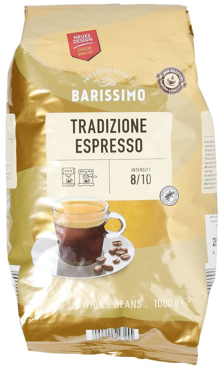 Кава в зернах BARISSIMO Tradizione Espresso 1000г Німеччина