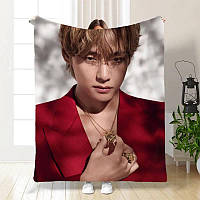 Плед 3D Kim Taehyung BTS 29969 180х215 см 3958393 zabka mag