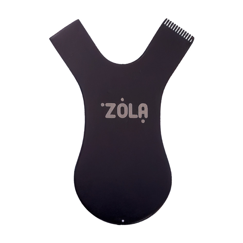 Аплікатор-гребінець для фіксації вій металевий ZOLA Comb Applicator чорний