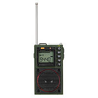 Радіоприймач багатофункціональний RETEKESS TR111 з акумулятором FM AM SW VHF WB LED-дисплей MP3 TF Bluetooth, фото 8