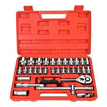 Набір ручних інструментів 32 предмети Автомобільний набір торцевих головок з тріскачкою в кейсі