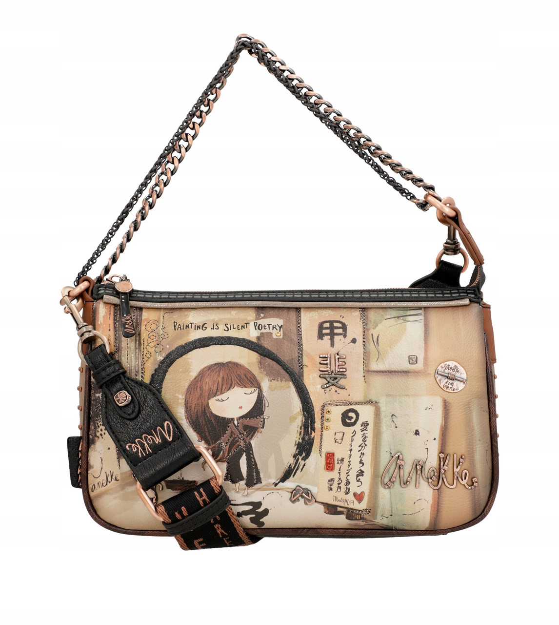 Сумочка A266 Anekke Shoen black Japonia, фото 1