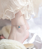 Срібний браслет на ногу, анклет Хвостик Русалки 20 + 3 см, срібло 925 проби EGYPT SILVER