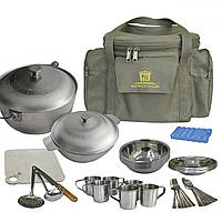 Набір для пікніка на 6 персон+казан+сковорода+термосумка Acropolis СДП-1