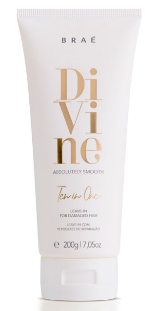 Brae Divine 10 in 1 Leave-in Маска-крем 10 в 1 для відновлення сильно пошкодженого волосся, 200мл, фото 1