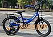 Дитячий велосипед 18" Corso MAXIS CL-18007 на рост 105-115 см синій, фото 2