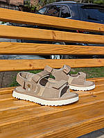 Стильні підліткові босоніжки для хлопчика бежеві 36-41 босоножки сандали для мальчика Jong Golf