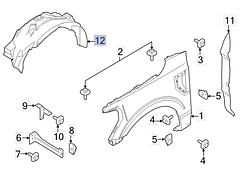 Крила / підкрилки / бризговики