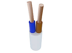 Кабель, провід, мідний, гнучкий ПВС багатожильний 2х0,5