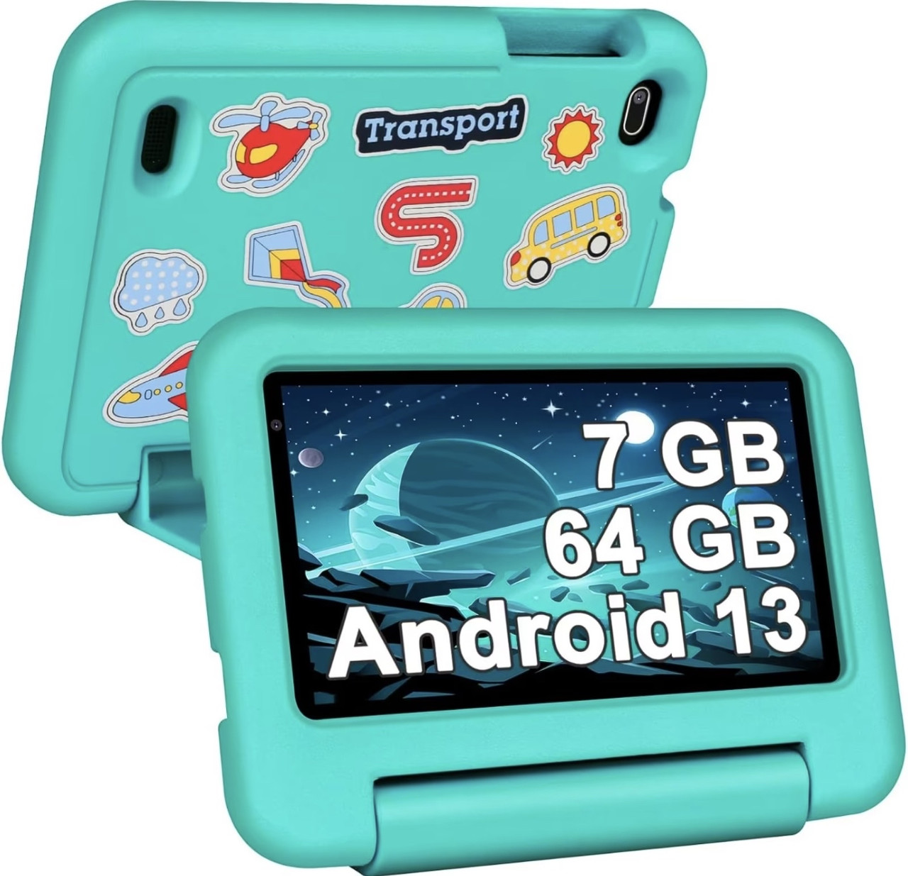 Новий Дитячий планшет SEBBE, 7 дюймів.Android 13, чотириядерний проц7Г