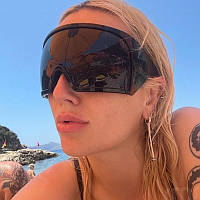 Окуляри Y2K чорні 7003, фото 6