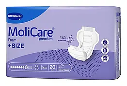 Прокладки анатомічної форми у разі нетримання Paul Hartmann MoliCare Premium Form +SIZE 8 капі, 8781341 — 876