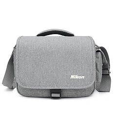 Сумка для фотоапарата Nikon Digital 21х16х25 см сірий (IBF066S2), 8692588 — 750