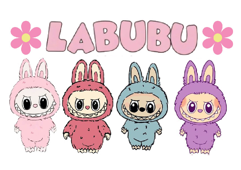 Вафельна картинка Labubu No3, фото 1