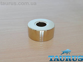 Золотий круглий фланець ThermoPulse Gold розмір D67 мм / висота 30мм, під внутрішній розмір 3/4" (26мм). Латунь