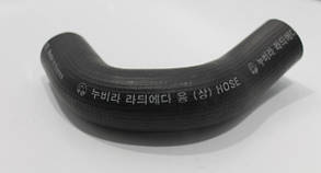 Патрубок радіатора верхній Нубіра 1.6 з кондиціонером.