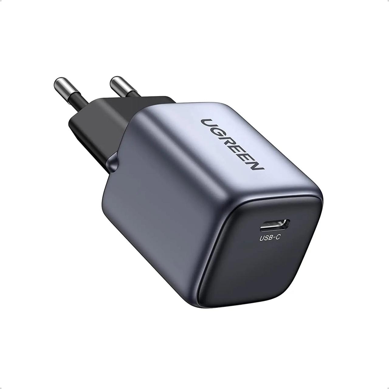 Мережевий зарядний пристрій UGREEN Nexode 30 W Usb C PD Gan Fast Charger Gray (CD319)