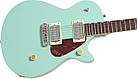 Електрогітара GRETSCH STREAMLINER JET CLUB SINGLE-CUT WITH WRAPAROUND MINT METALLIC, фото 3