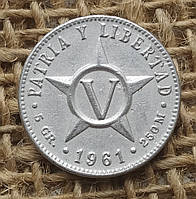 5 сентаво 1961 року. Куба