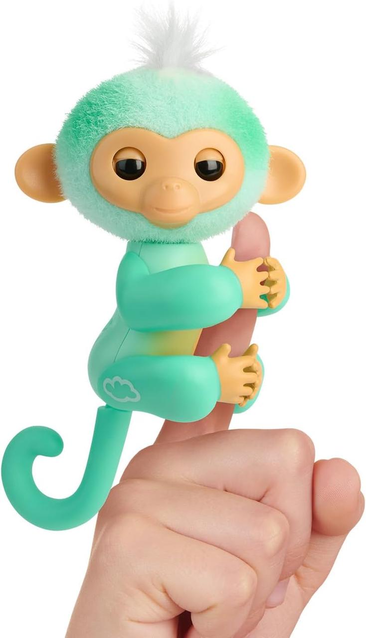 Мавпочка фінгерлінгс Fingerlings Interactive Baby Monkey 70+ Sounds & Reactions Ava (Teal)