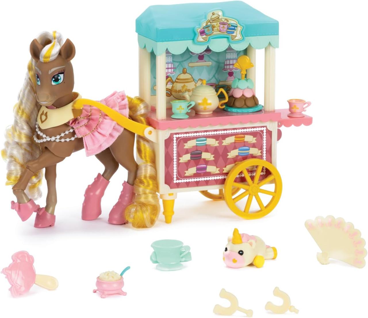 Ігровий набір лошадки Wild Manes Horse Toys Cherie’s Tea and Treats Cart Playset with Cherie Horse