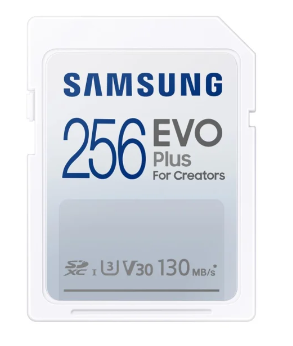 Карта пам'яті Samsung 256GB SDXC EVO Plus 130MB/s (2021) (MB-SC256K/EU)