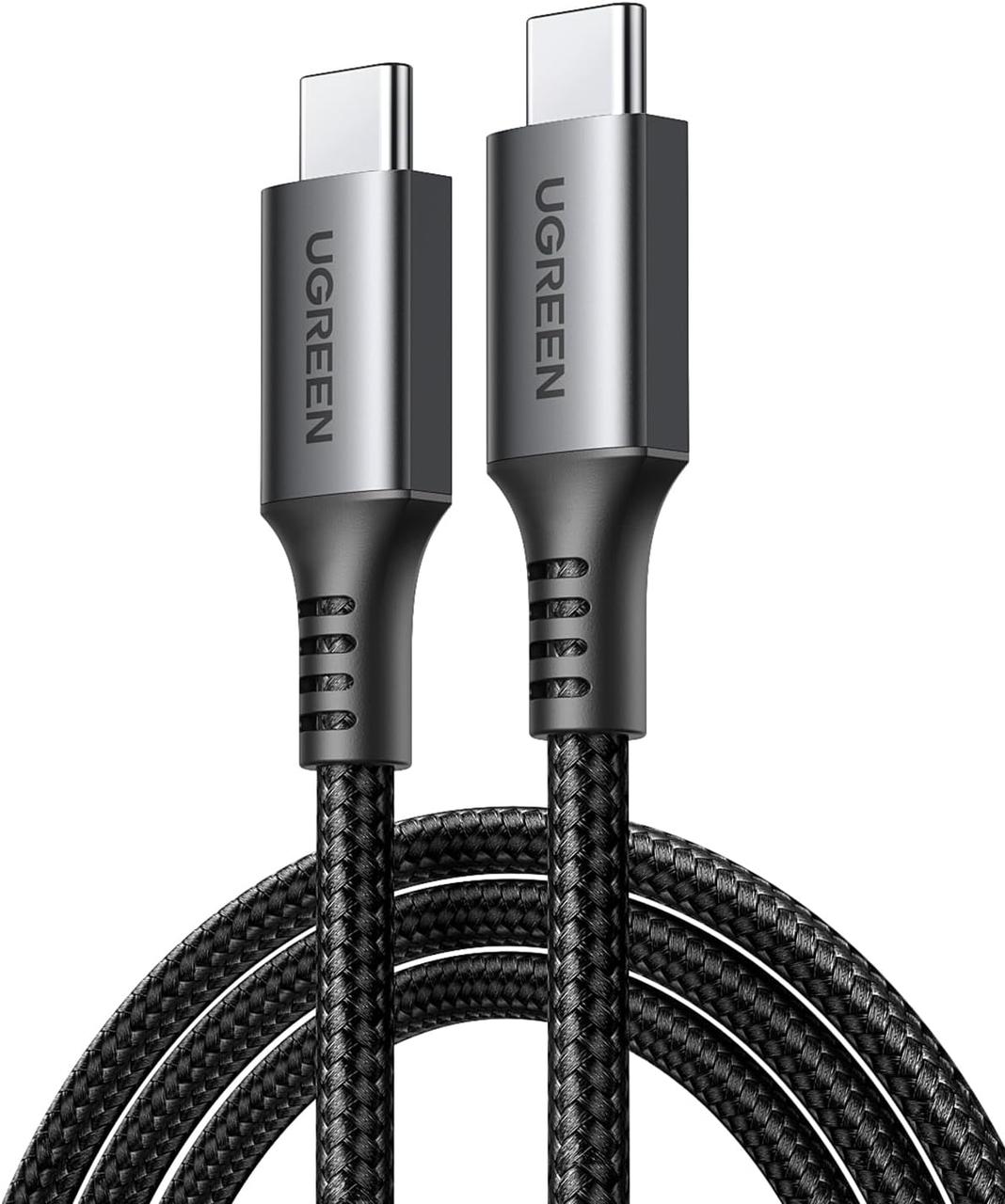 Кабель зарядний Ugreen USB C to USB C Charger Cable 60 W Fast Charge Compatible 2 м Black (US567)