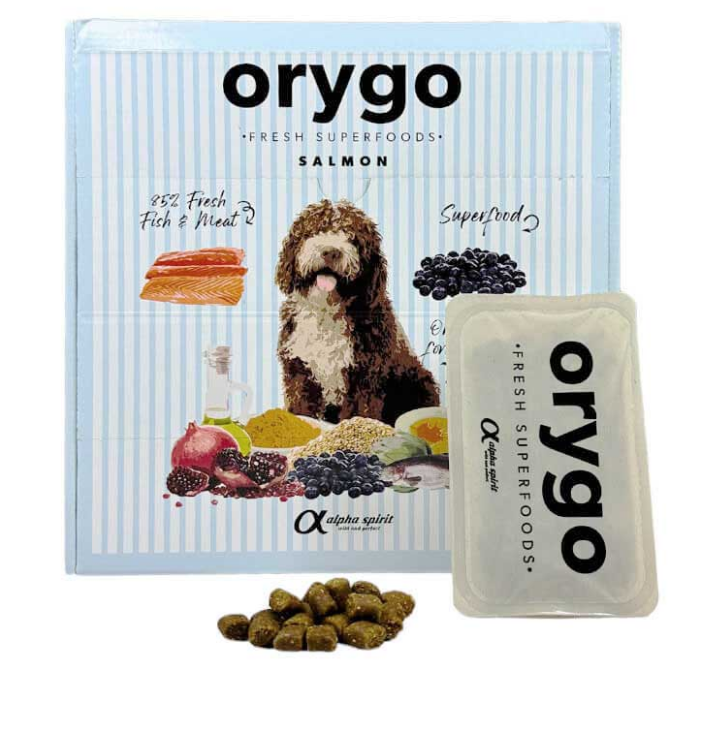 Корм для дорослих собак Orygo Salmon з лососем та чорницею напіввологий (200гх18) 3,6кг (ORYGD030000946), фото 1