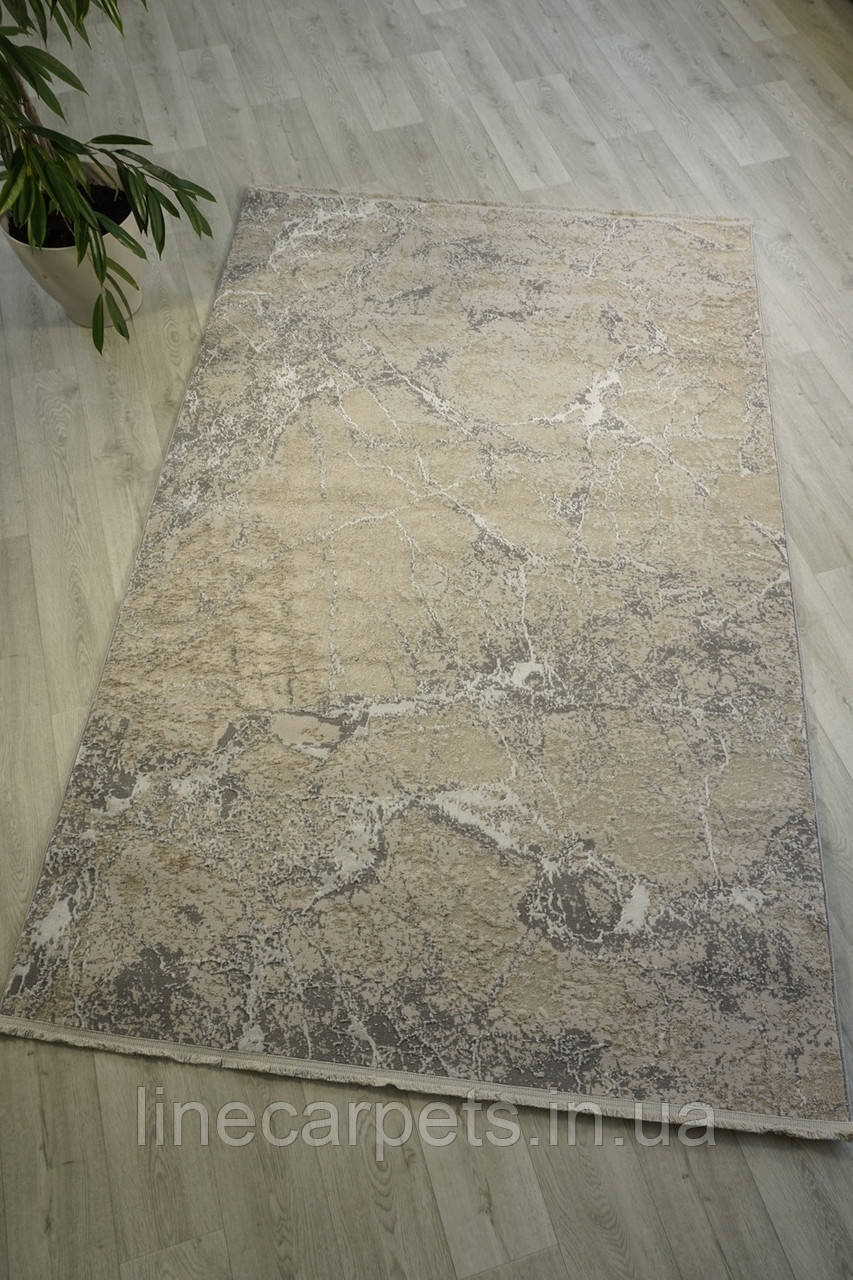 Сучасний турецький килим VOYAGE 2972B C.L.GREY-GREY
