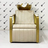 Перукарська мийка Bronx Lux з керамічною раковиною Gold, фото 9