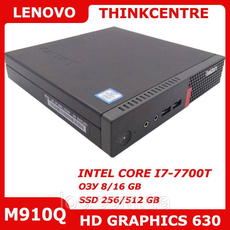 Міні ПК Lenovo ThinkCentre M910Q i7-7700T 8/256 GB DisplayPort DP-HDMI VGA COM-порт