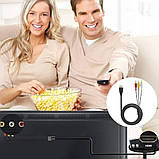 Кабель адаптер перетворювач HDMI сумісний з 3 RCA AV кабель HD Audio Video 1080P, фото 9