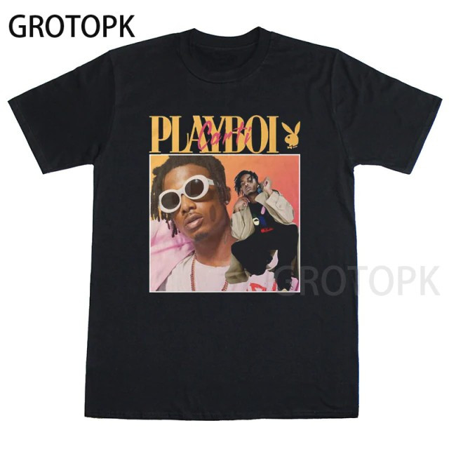 Футболка Playboi Carti "Relaxed Style" / Футболка Плейбой Карті вільний крій, фото 1