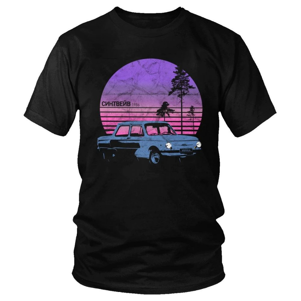 Футболка Synthwave / Футболка в стилі 80-х ретровейв, фото 1