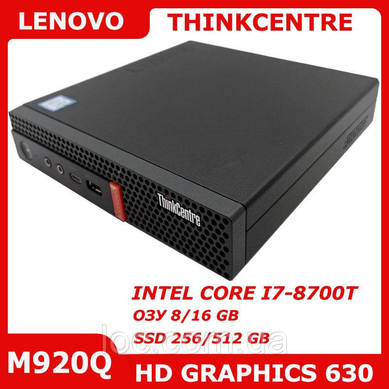 Міні ПК Lenovo ThinkCentre M920Q i7-8700T 8/256 GB DisplayPort HDMI