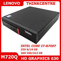 Lenovo ThinkCentre M720Q i7-8700T 8/256 GB DisplayPort HDMI USB WIFI+Bluetooth