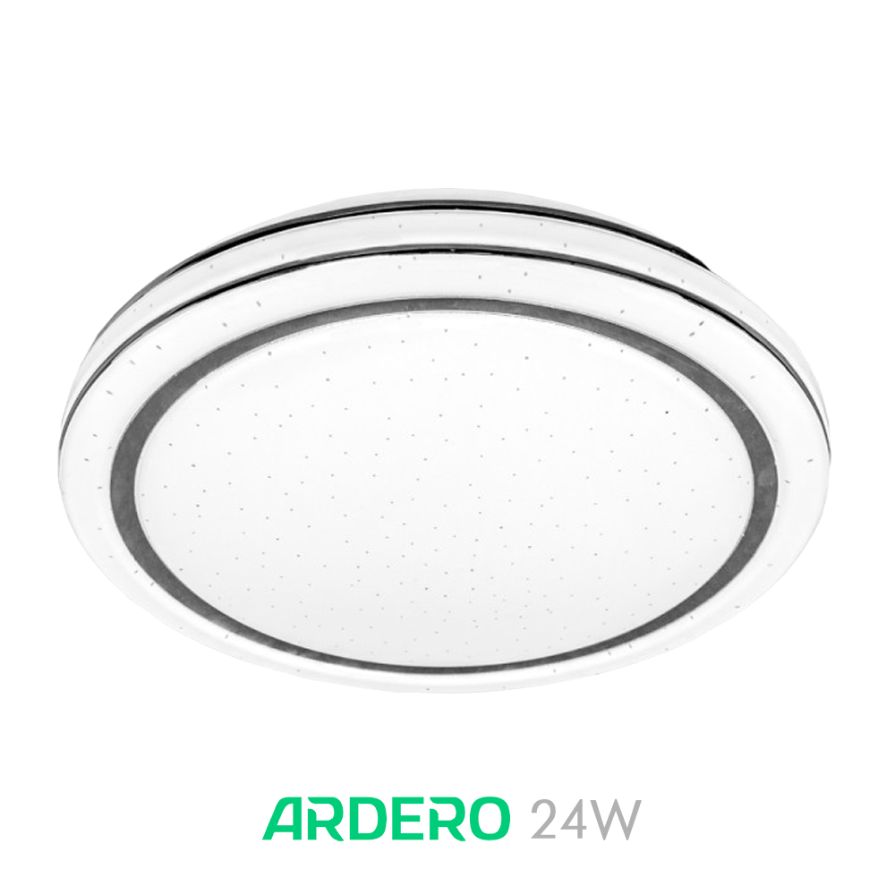 Світлодіодний світильник Ardero AL562ARD 24Вт 5000K накладний IP20 1800Lm Ø330x60мм зоряне небо