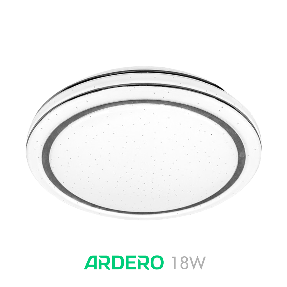 Світлодіодний світильник Ardero AL562ARD 18Вт 5000K накладний IP20 1350Lm Ø265x60мм зоряне небо, фото 1
