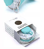 Складана силіконова пляшка 500 мл | Портативна туристична фляга для води, термостійка, для спорту, подорожей, кемпінгу (рожевий), фото 4