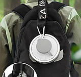 Складана силіконова пляшка 500 мл | Портативна туристична фляга для води, термостійка, для спорту, подорожей, кемпінгу (рожевий), фото 7