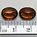 Гессоніт гранат, ювелірні вставки, пара, 7 ct, фото 6