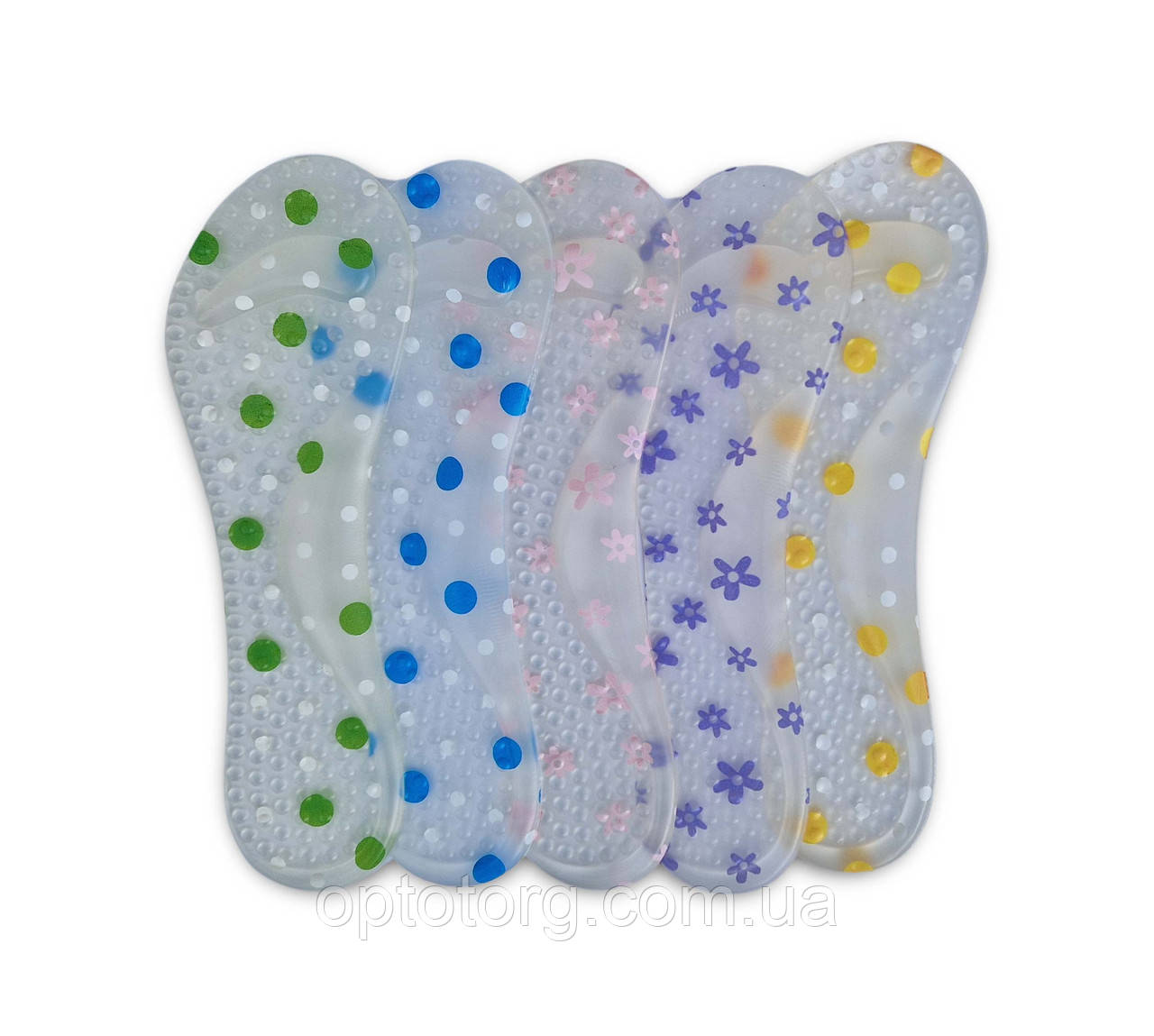 Силіконова устілка з супінатором у взуття на високих підборах