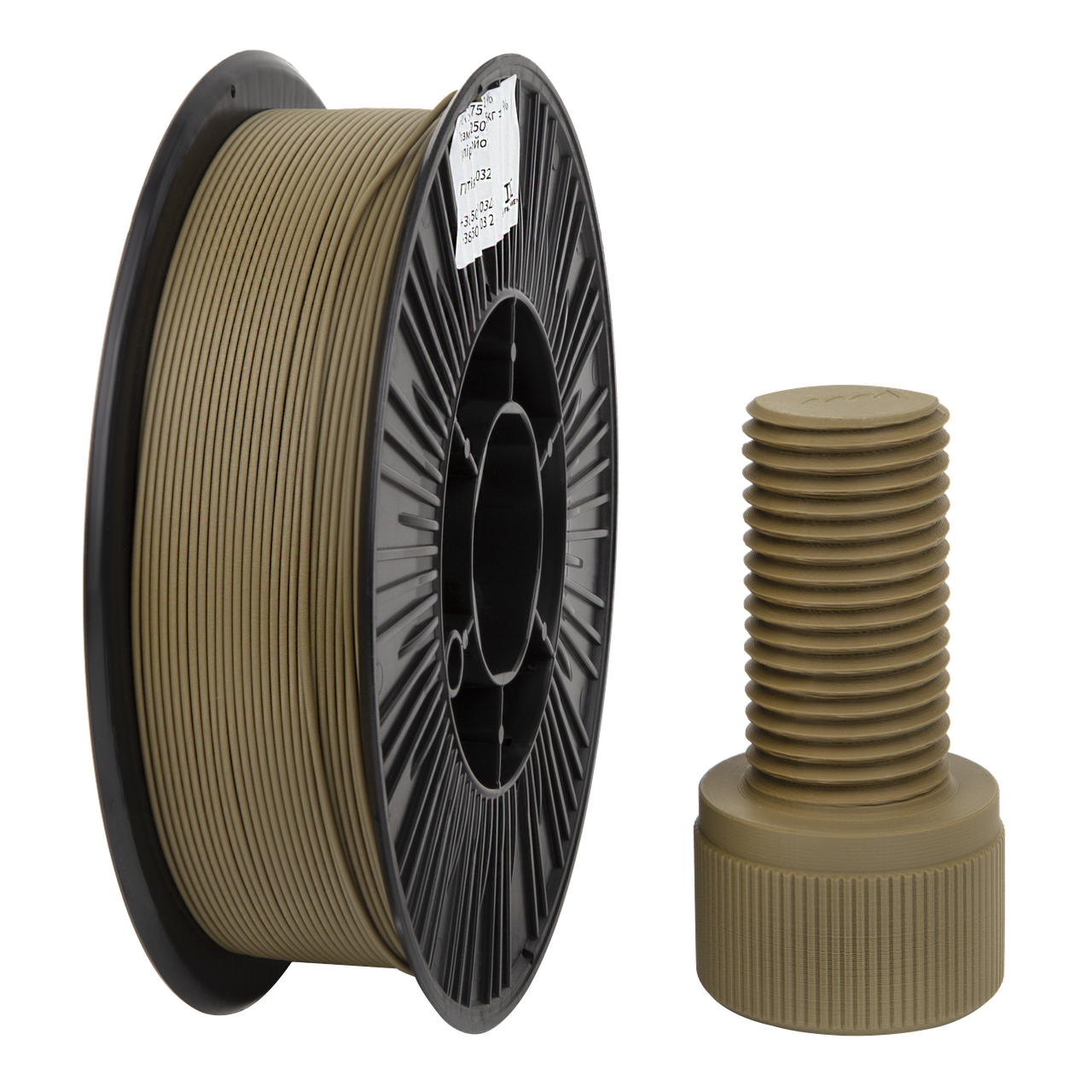 Філамент PLA пластик ⌀1.75мм 0.75кг койот, фото 1