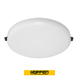 Світлодіодний вбудований світильник 20Вт Hopfen PA-R 20W 1900Лм 4500К Ø170x37мм у санвузол (ванну кімнату) у натяжну стелю