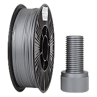 Філамент PLA пластик ⌀1.75мм 0.75кг срібний