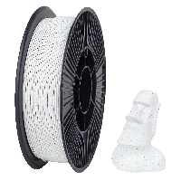 Філамент PLA пластик ⌀1.75мм 0.75кг білий мармур