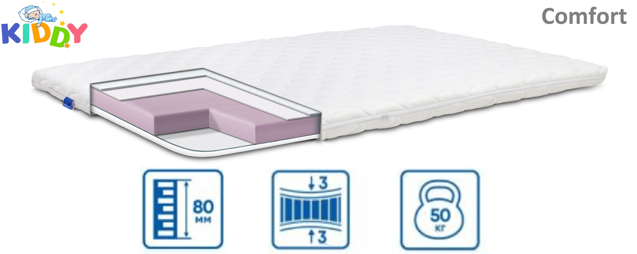 Матрац дитячий 8см 60*140 Kiddy Comfort, фото 1