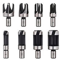 Популярний! Фрези коркові для дерева, 8 шт. - Найкраща якість тільки на Nukleon.com.ua