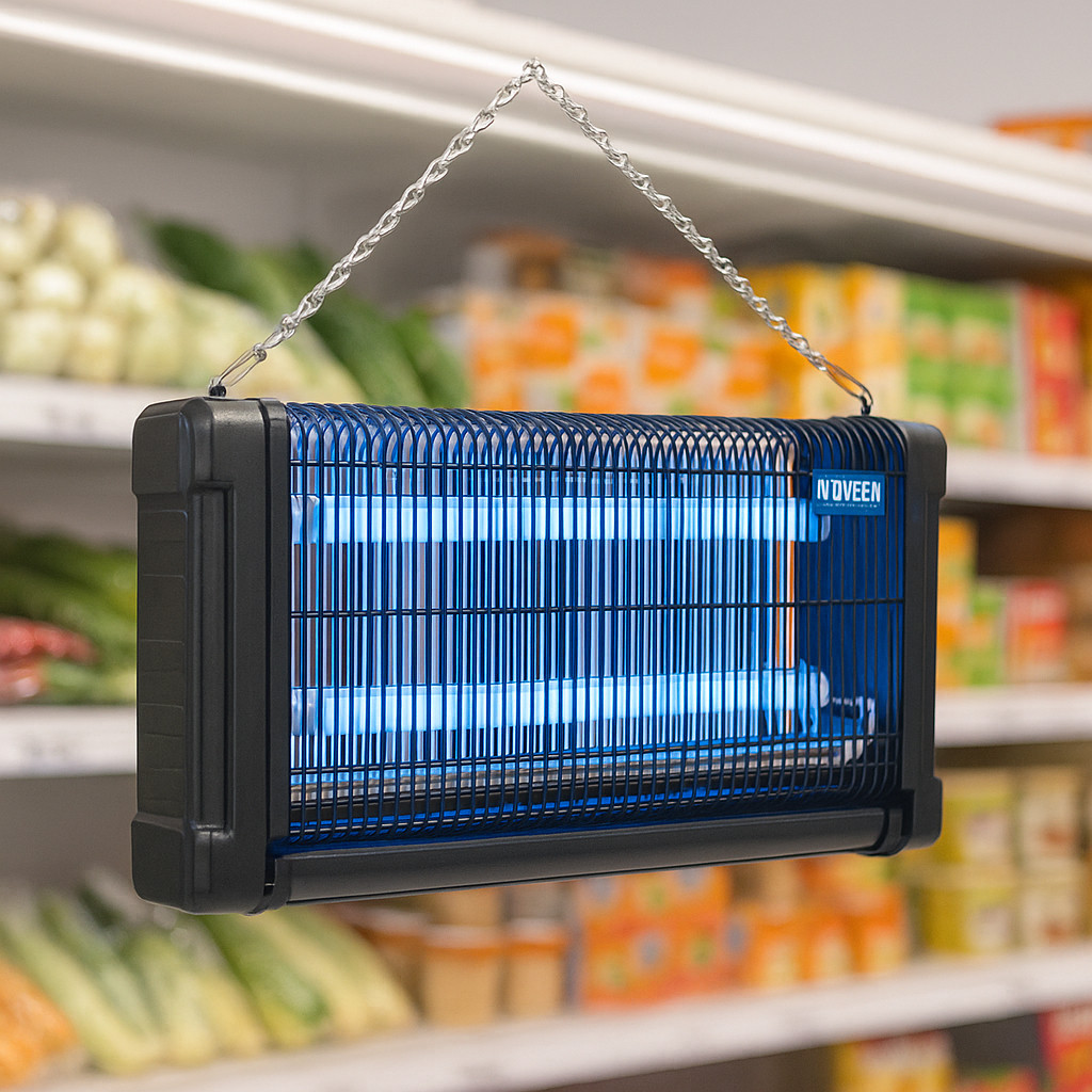 Пастка для комах на 120м2. Знищувачі мух. Знищувач комах Noveen IKN-30